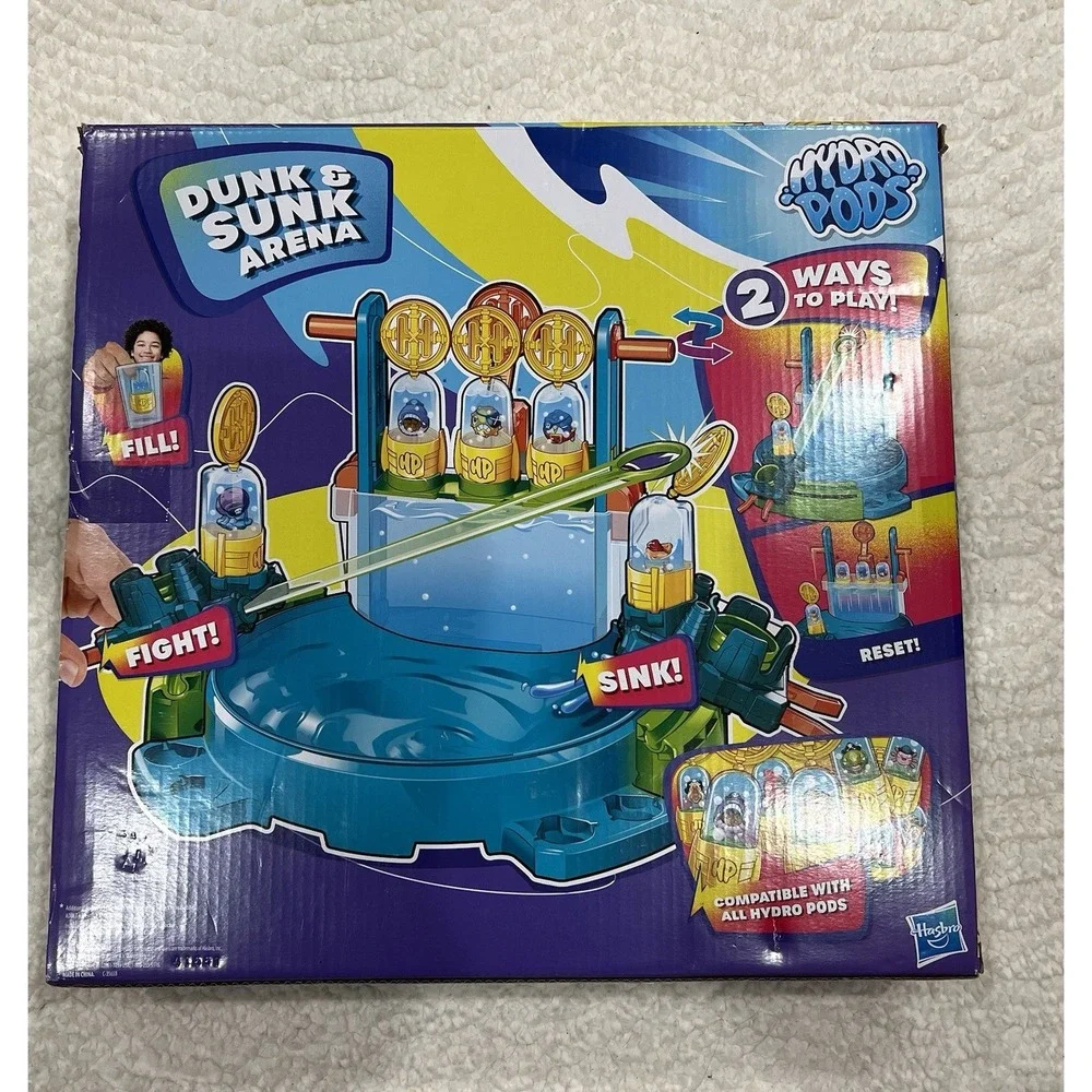 Hasbro Hydropods Dunk and Sunk Arena Toy Fill Fight Sink‎ NEW In box sealed